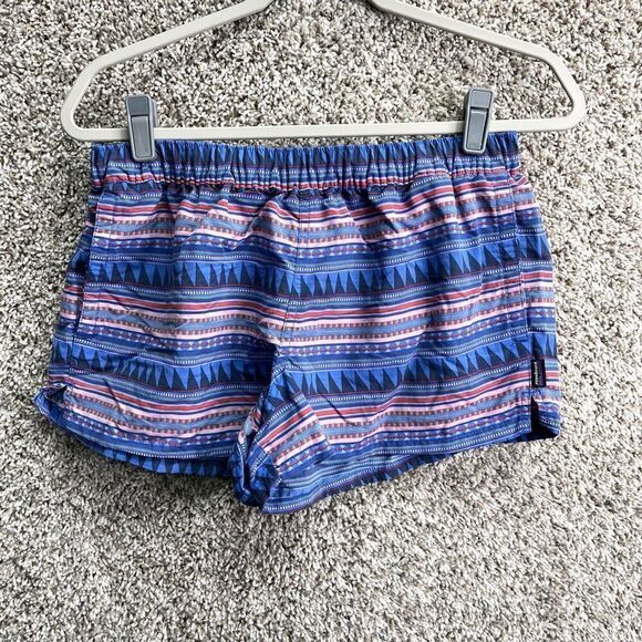 Patagonia Pants - Patagonia Shorts Women’s Medium Barely Baggies Blue Nylon 2” Athletic